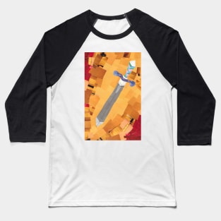 Sword with Braided Hilt Baseball T-Shirt